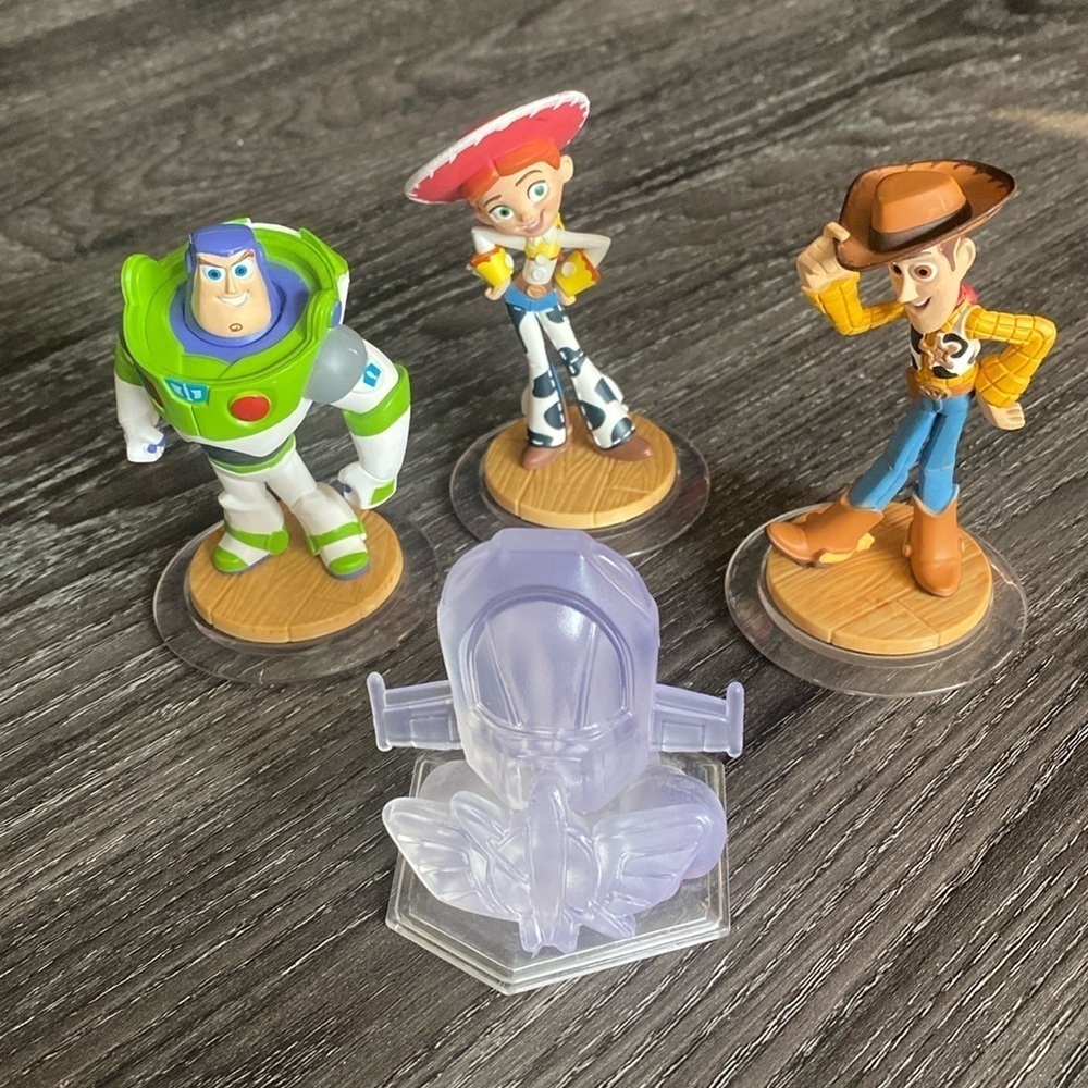 Disney infinity Toy Story Pixar full set Buzz Lightyear, Woody, Jesse playset